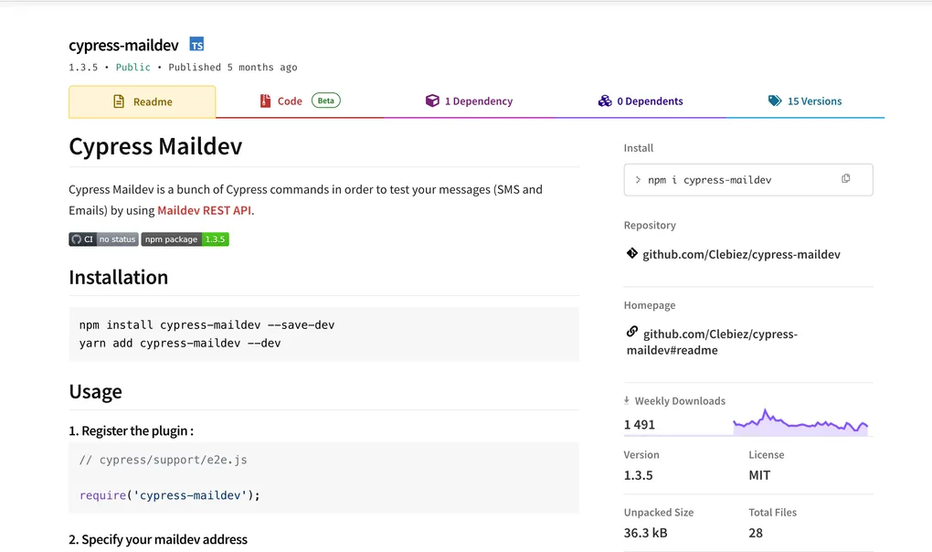 Image d'illustration de l'article Cypress Maildev - Plugin open source pour tester les emails